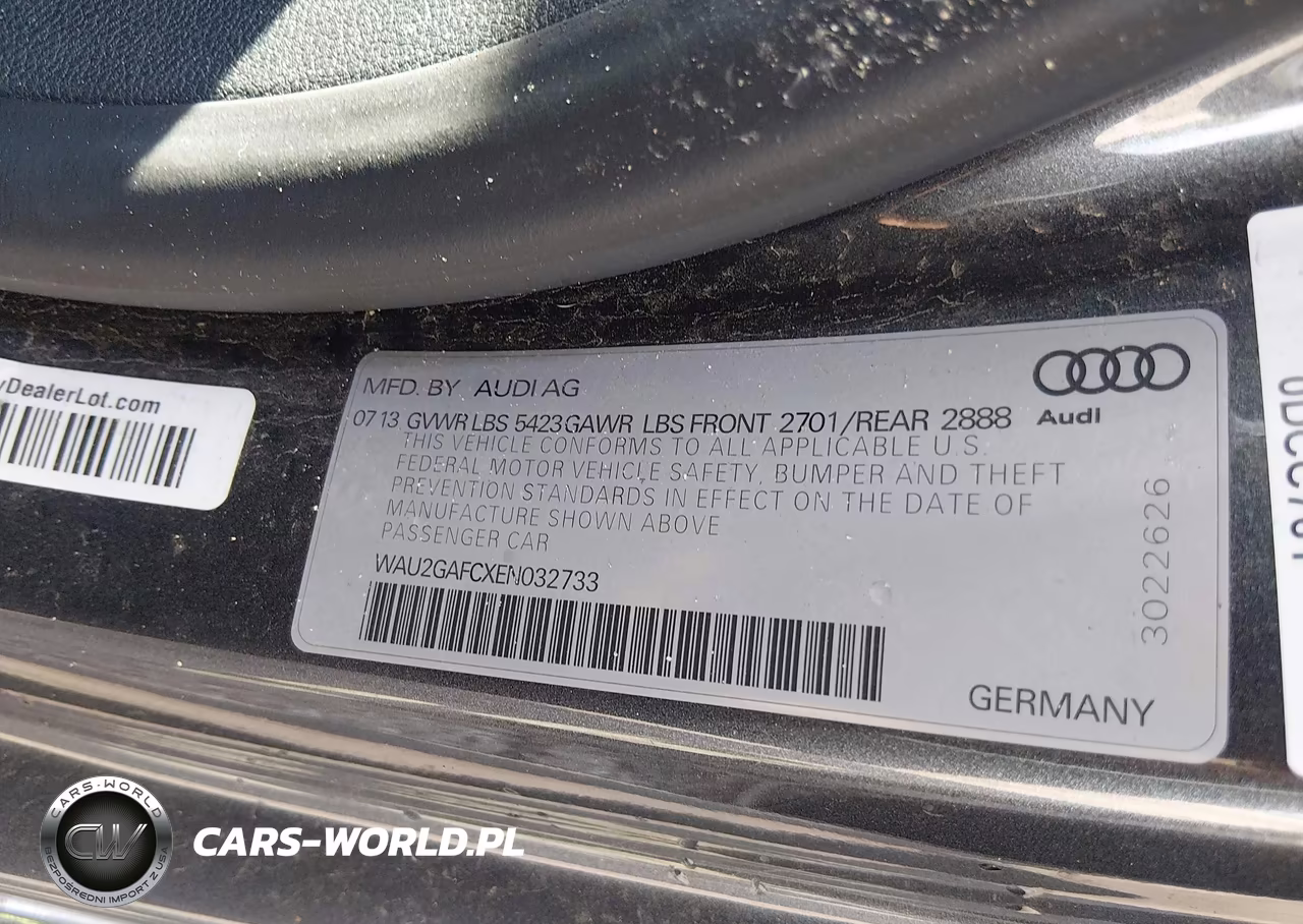 2014 Audi A7 3.0T Premium Plus VIN:WAU2GAFCXEN032733 - 9