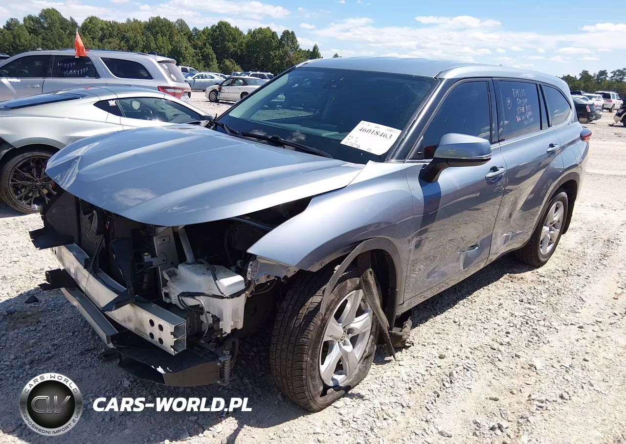 2021 Toyota Highlander Le VIN:5TDBZRBH9MS112045 - 2