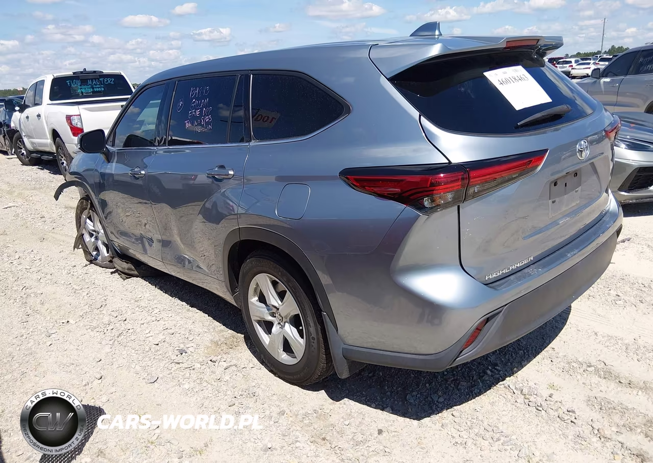 2021 Toyota Highlander Le VIN:5TDBZRBH9MS112045 - 3