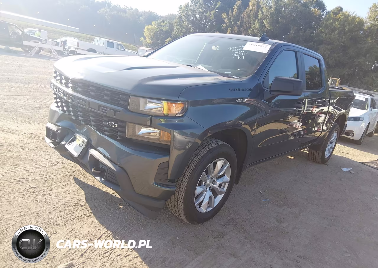 2021 Chevrolet Silverado 1500 4Wd Short Bed Custom VIN:3GCPYBEK9MG159677 - 2