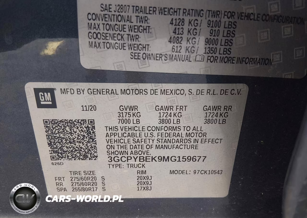 2021 Chevrolet Silverado 1500 4Wd Short Bed Custom VIN:3GCPYBEK9MG159677 - 9