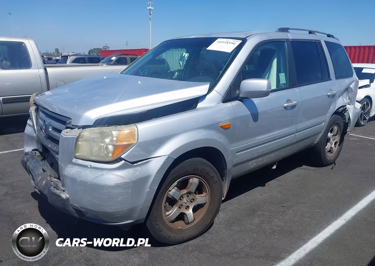 2007 Honda Pilot Ex-L VIN:5FNYF28707B035924 - 2
