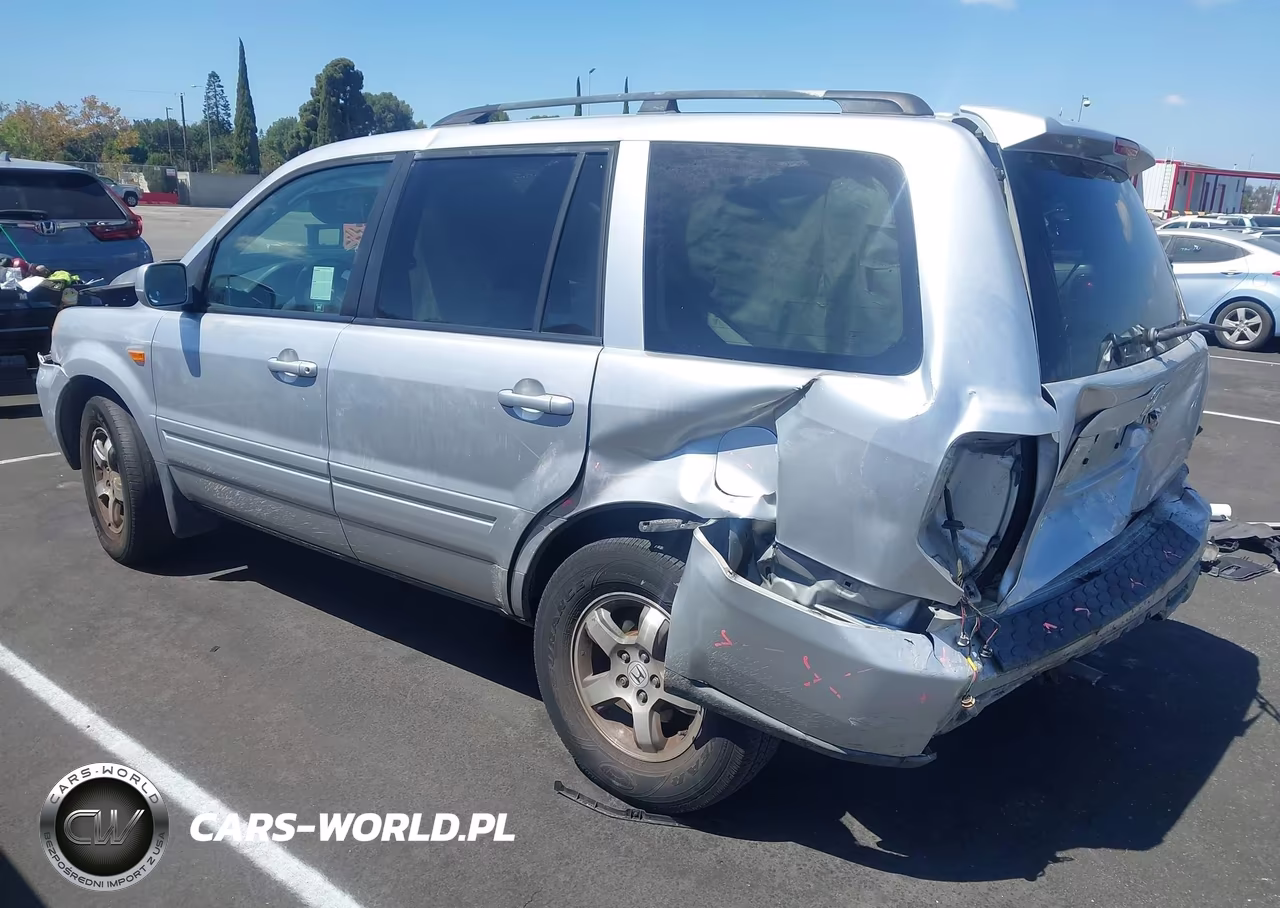 2007 Honda Pilot Ex-L VIN:5FNYF28707B035924 - 3
