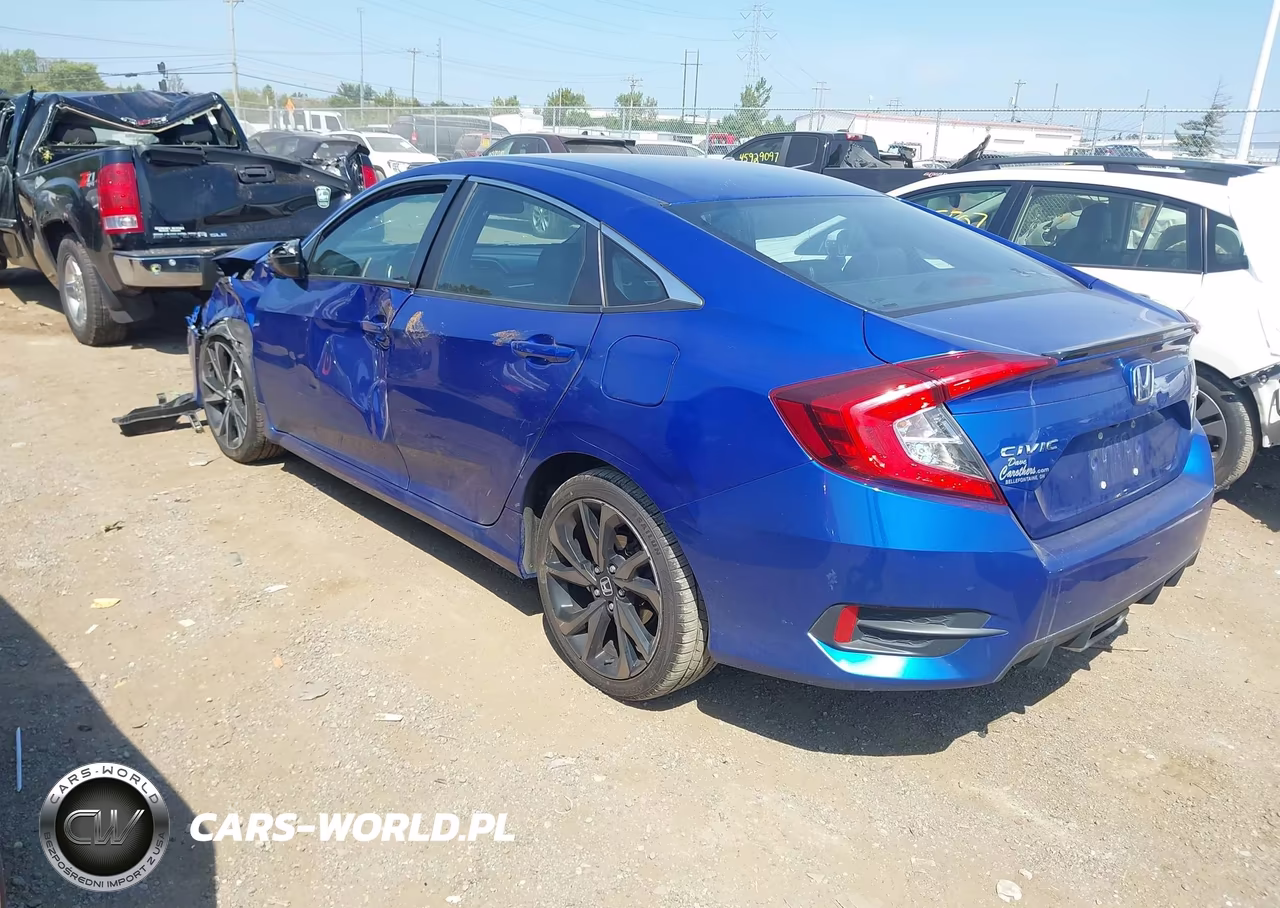 2020 Honda Civic Sport VIN:2HGFC2F83LH539112 - 3