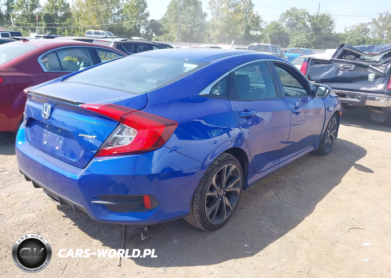 2020 Honda Civic Sport VIN:2HGFC2F83LH539112 - 4