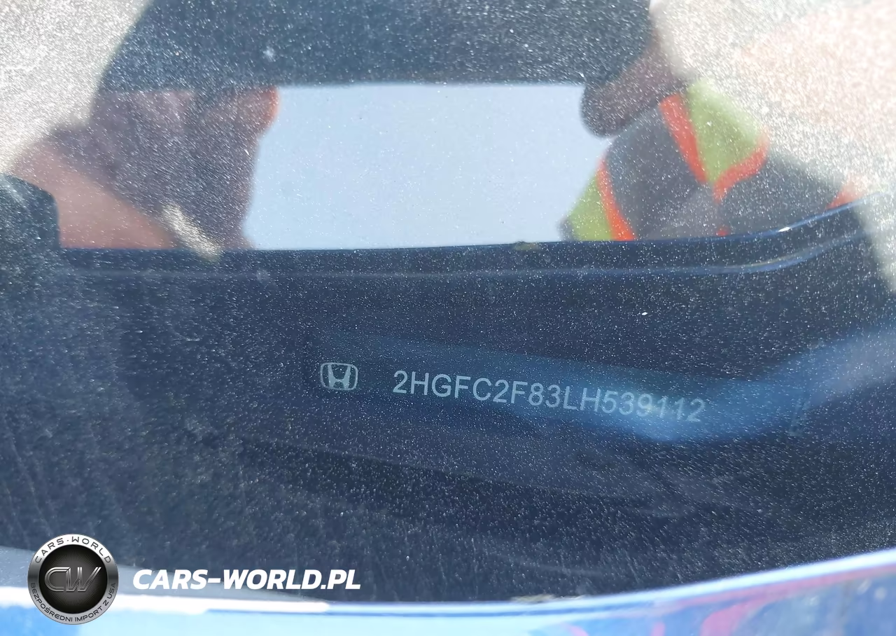 2020 Honda Civic Sport VIN:2HGFC2F83LH539112 - 9