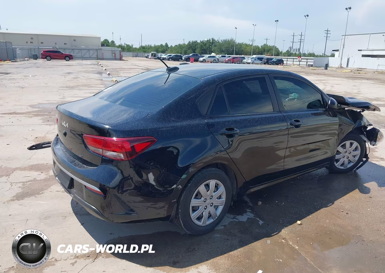 2022 Kia Rio S VIN:3KPA24ADXNE490680 - 4