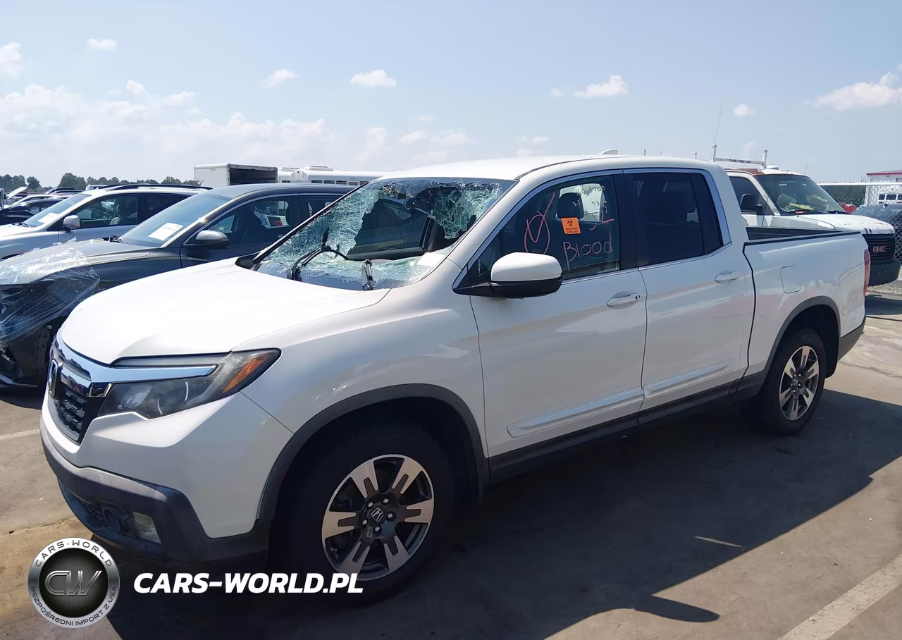2017 Honda Ridgeline Rtl-T VIN:5FPYK3F66HB016217 - 2