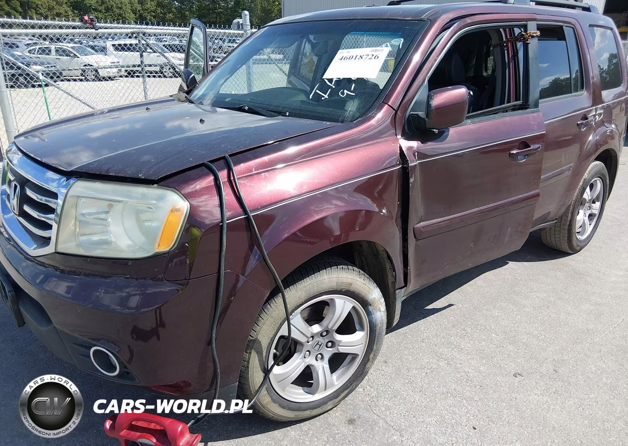2013 Honda Pilot Ex-L VIN:5FNYF3H51DB010577 - 2
