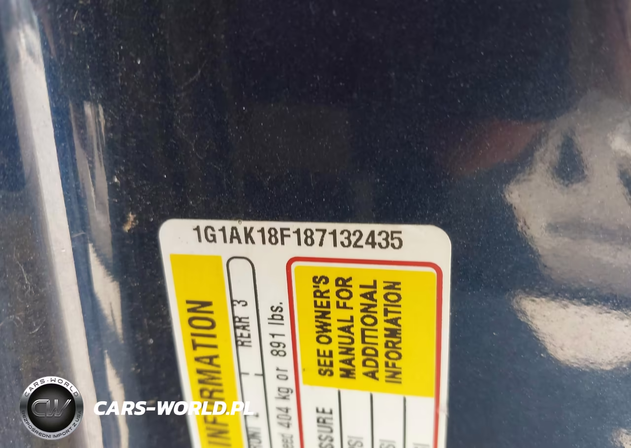 2008 Chevrolet Cobalt Ls VIN:1G1AK18F187132435 - 9