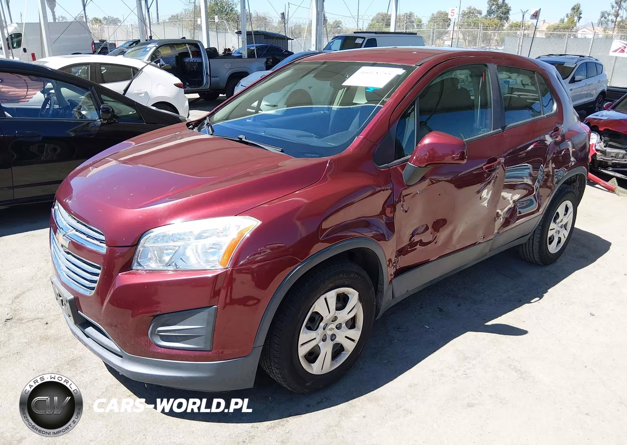 2016 Chevrolet Trax 1Ls VIN:3GNCJKSB8GL174889 - 2