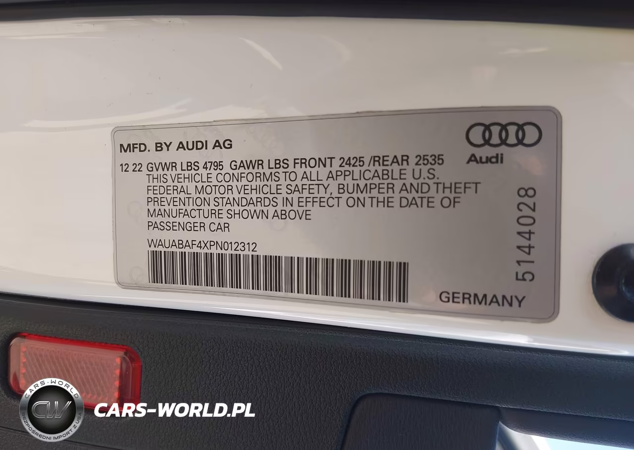 2023 Audi A4 Premium 40 Tfsi Quattro S Tronic VIN:WAUABAF4XPN012312 - 9