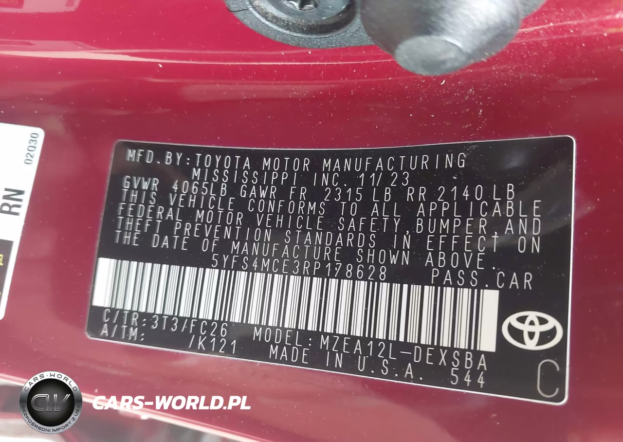 2024 Toyota Corolla Se VIN:5YFS4MCE3RP178628 - 9