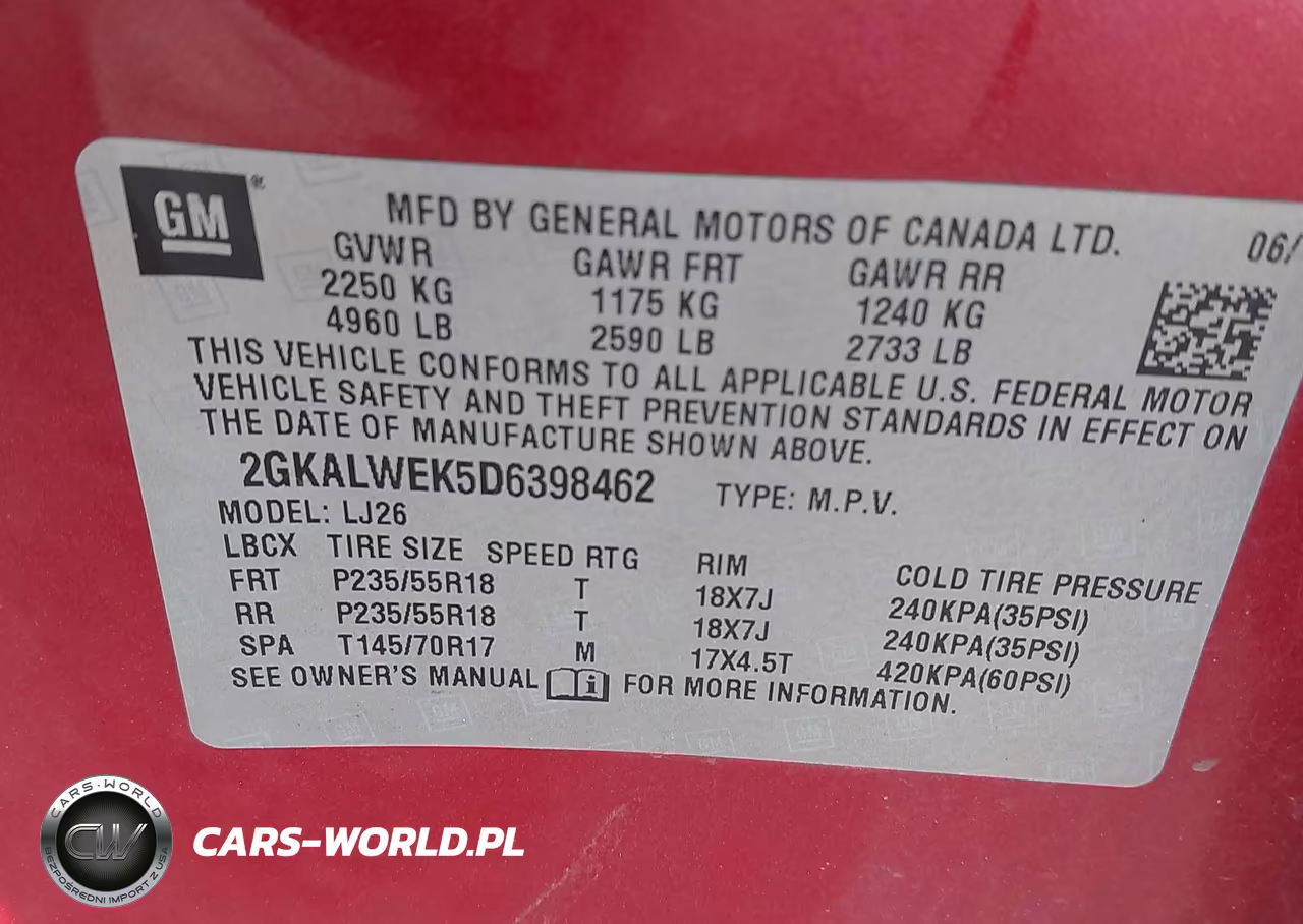 2013 GMC Terrain Slt-2 VIN:2GKALWEK5D6398462 - 9
