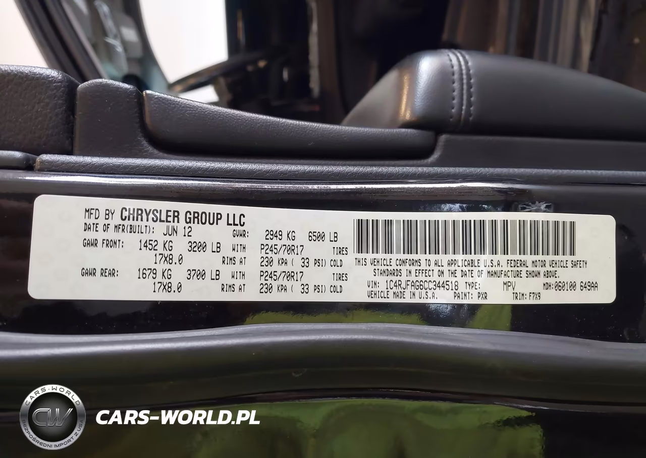 2012 Jeep Grand Cherokee Laredo VIN:1C4RJFAG6CC344518 - 9