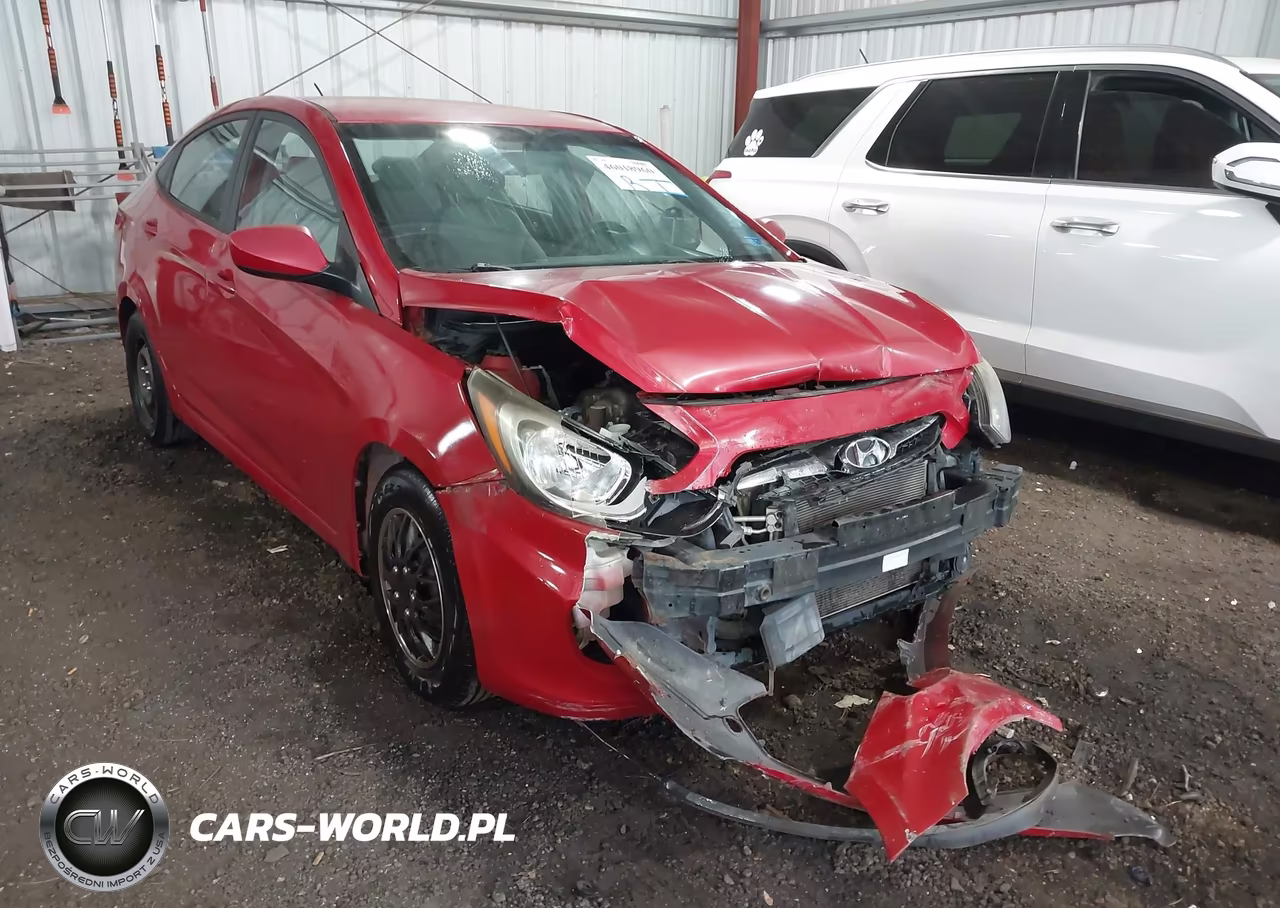 2014 Hyundai Accent Gls VIN:KMHCT4AE9EU683429 - 1