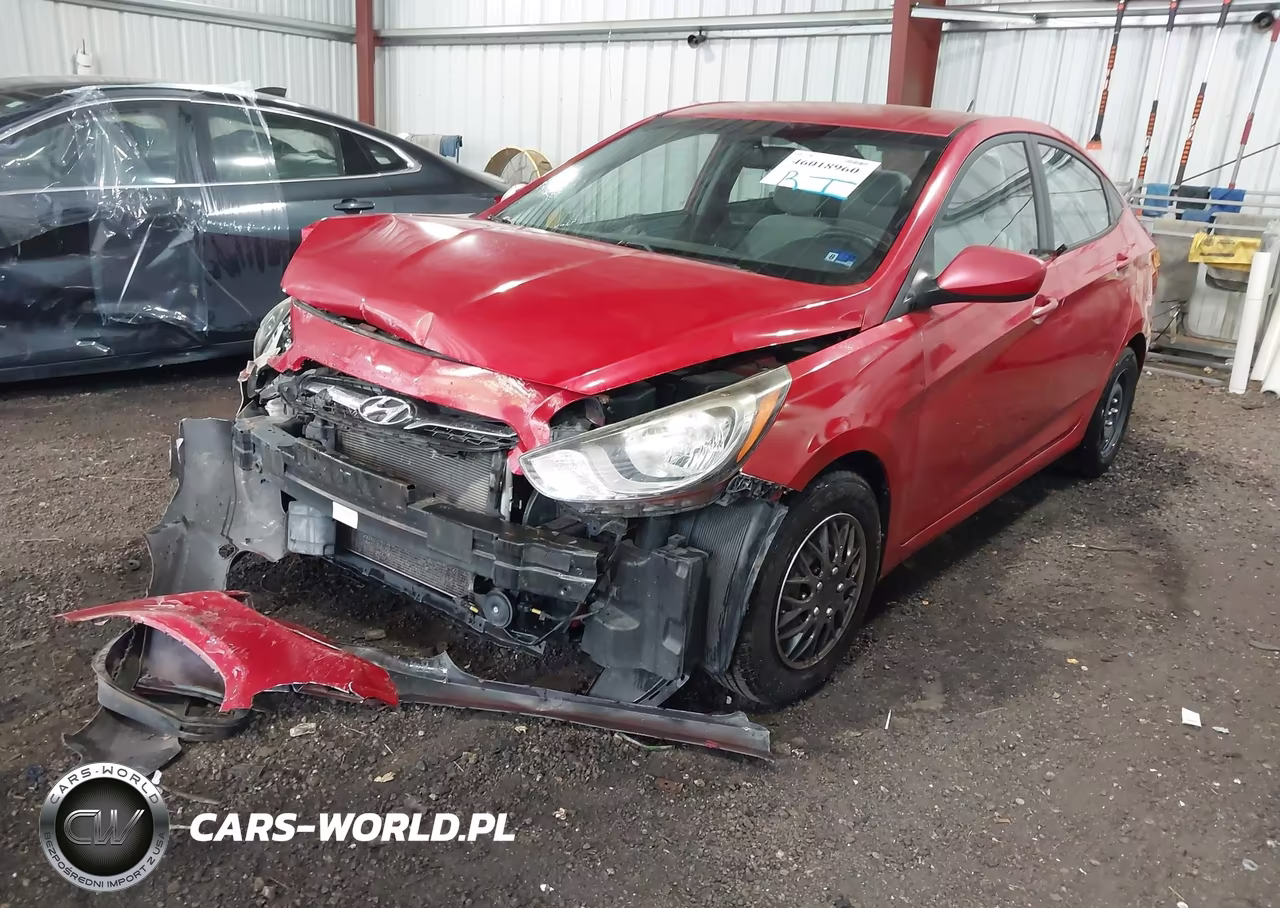 2014 Hyundai Accent Gls VIN:KMHCT4AE9EU683429 - 2