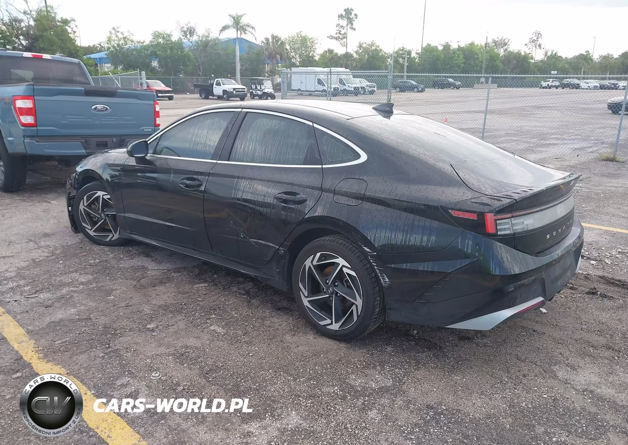 2024 Hyundai Sonata Sel VIN:KMHL14JA1RA414335 - 3
