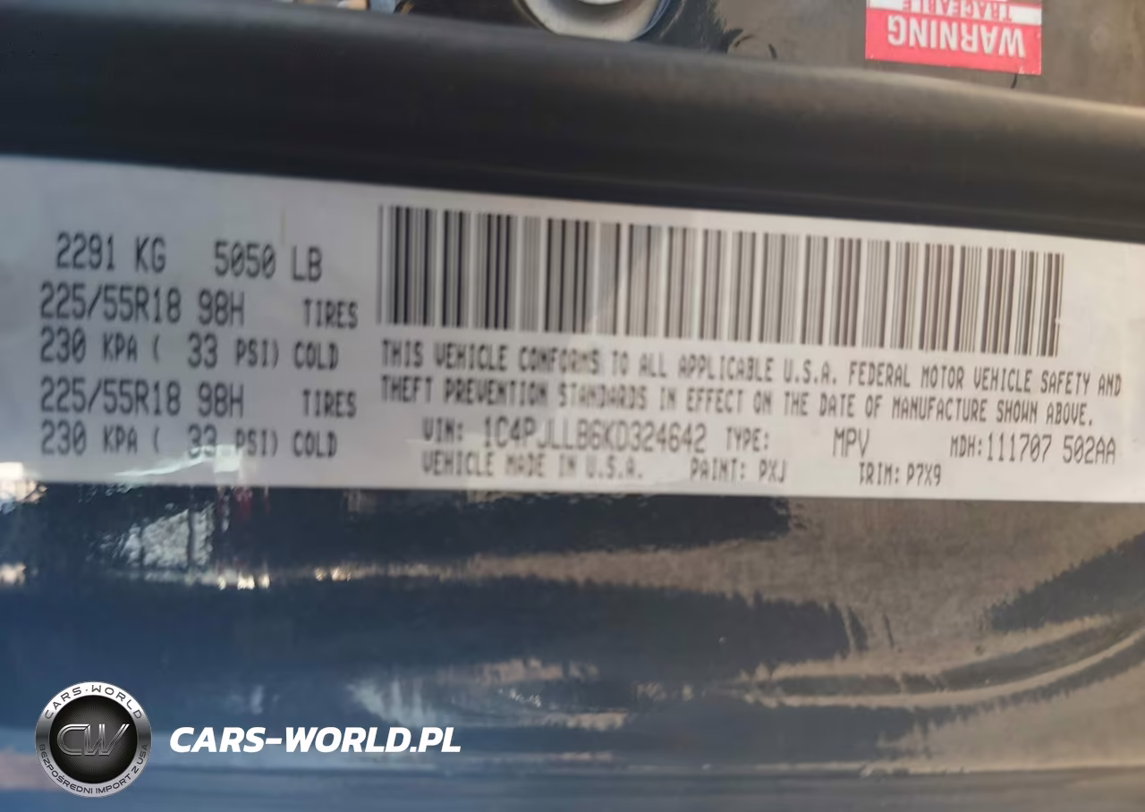 2019 Jeep Cherokee Altitude Fwd VIN:1C4PJLLB6KD324642 - 7