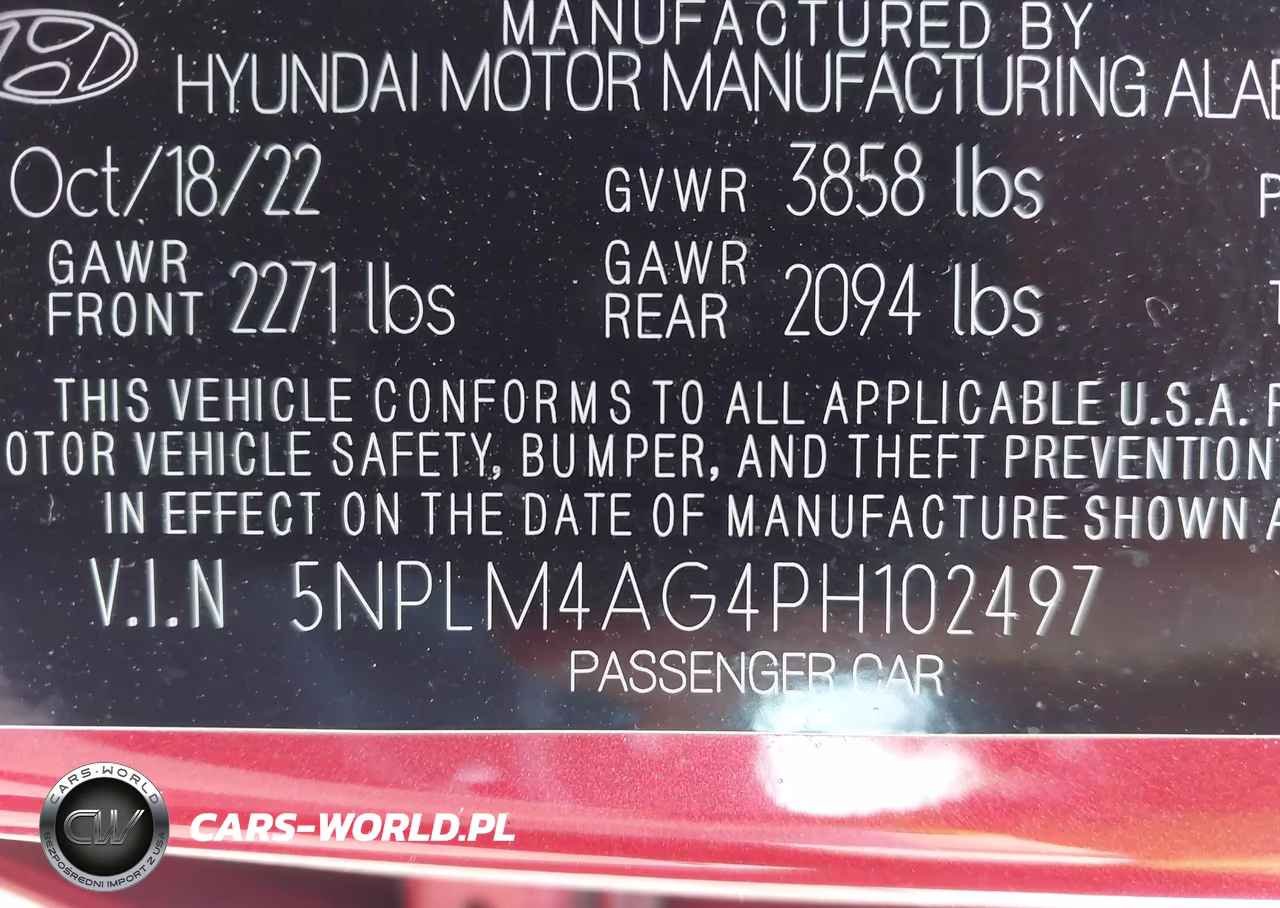 2023 Hyundai Elantra Sel VIN:5NPLM4AG4PH102497 - 9