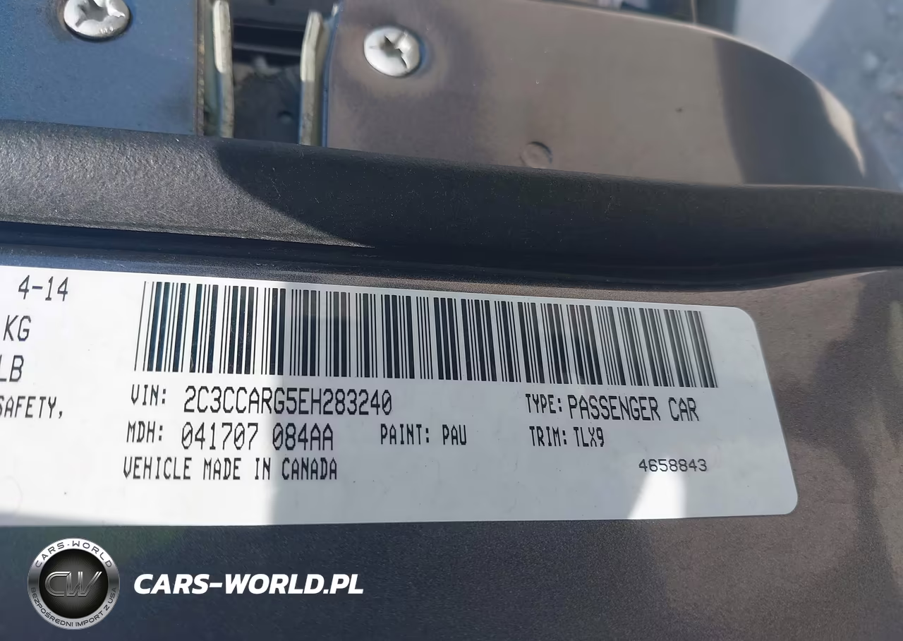 2014 Chrysler 300 VIN:2C3CCARG5EH283240 - 9