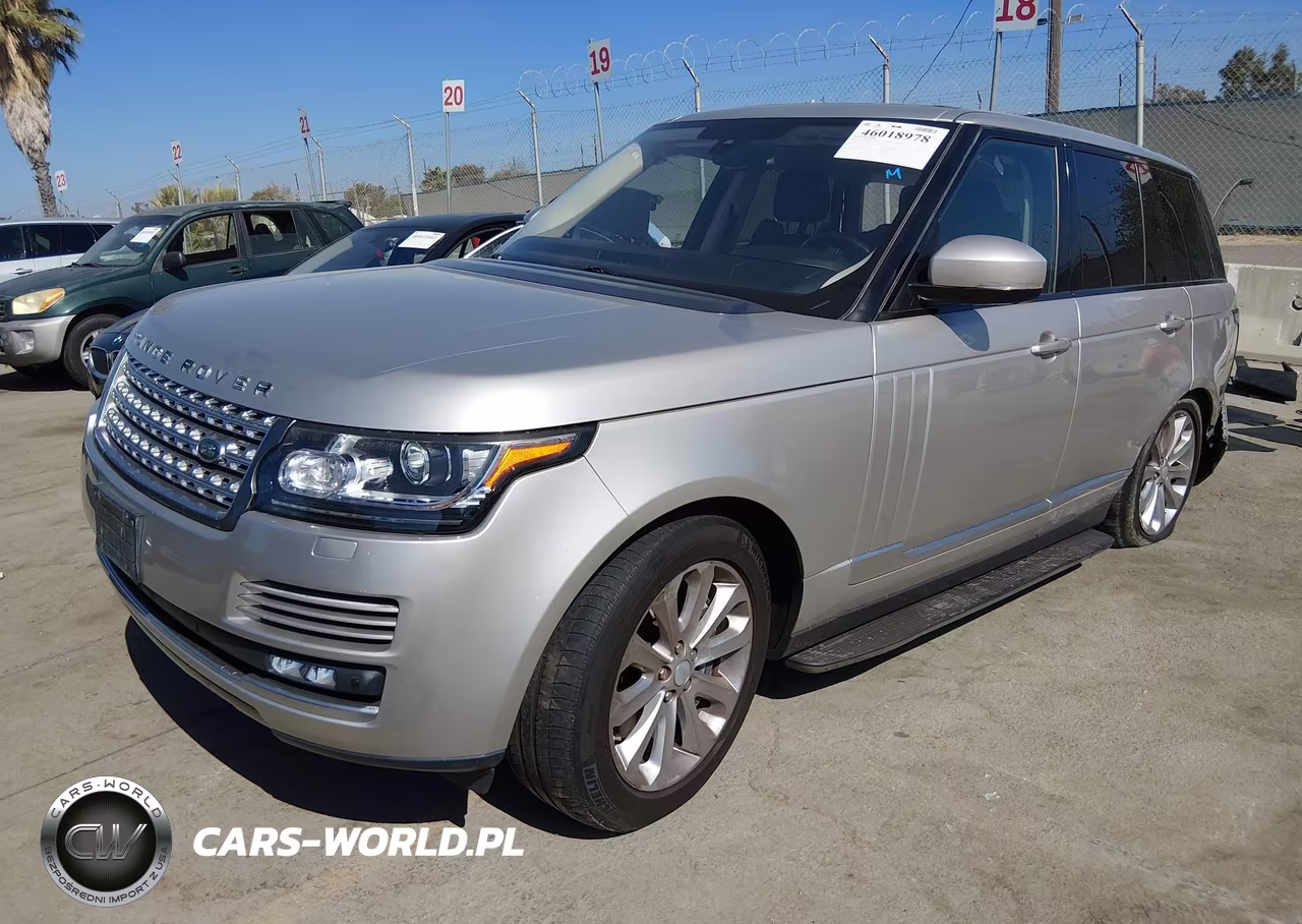 2016 Land Rover Range Rover 3.0L V6 Supercharged Hse VIN:SALGS2VF9GA253283 - 2