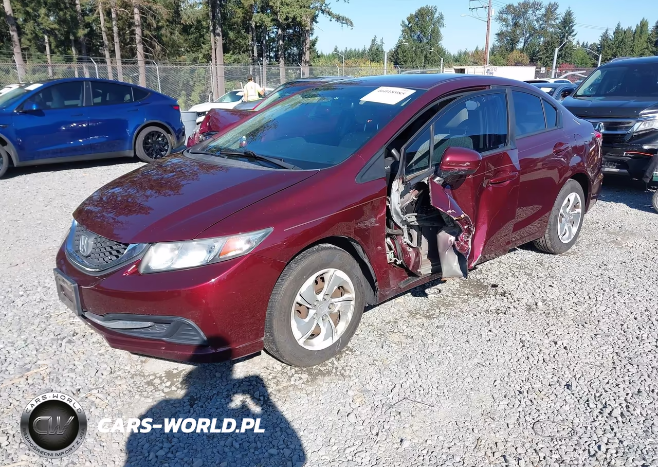 2014 Honda Civic Lx VIN:19XFB2F51EE030478 - 2