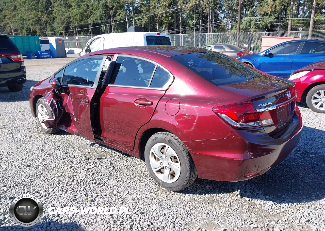 2014 Honda Civic Lx VIN:19XFB2F51EE030478 - 3