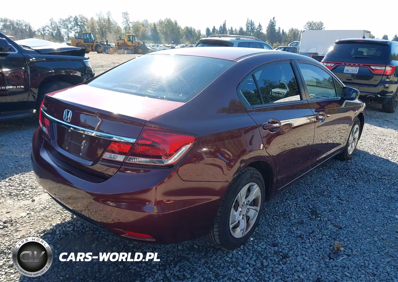 2014 Honda Civic Lx VIN:19XFB2F51EE030478 - 4