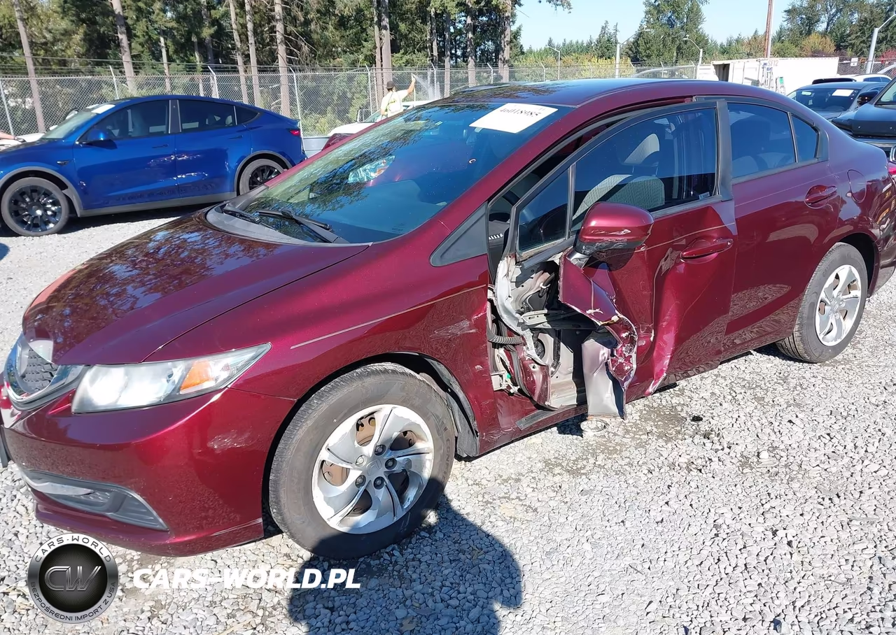 2014 Honda Civic Lx VIN:19XFB2F51EE030478 - 6