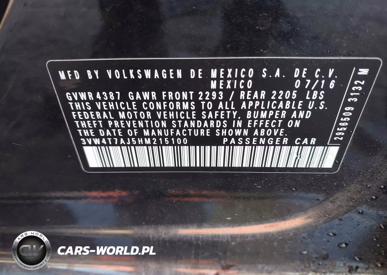 2017 Volkswagen Jetta Gli VIN:3VW4T7AJ5HM215100 - 9