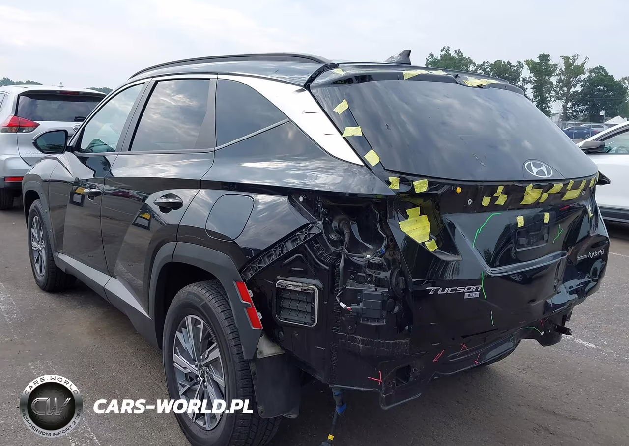 2022 Hyundai Tucson Hybrid Blue VIN:KM8JBCA10NU043840 - 3
