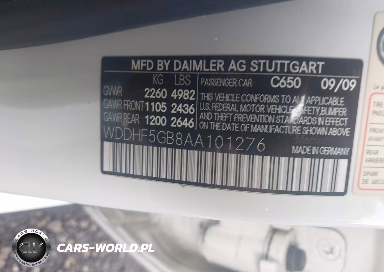 2010 Mercedes-Benz E 350 VIN:WDDHF5GB8AA101276 - 9