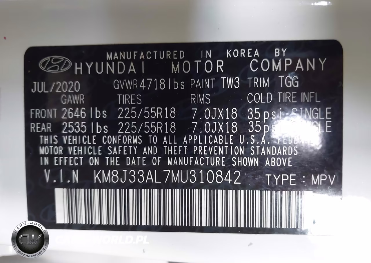 2021 Hyundai Tucson Sel VIN:KM8J33AL7MU310842 - 9