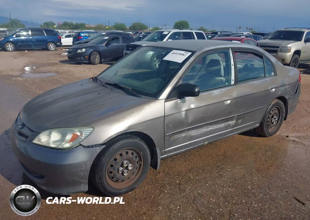 2005 Honda Civic Lx VIN:2HGES16565H630764 - 2