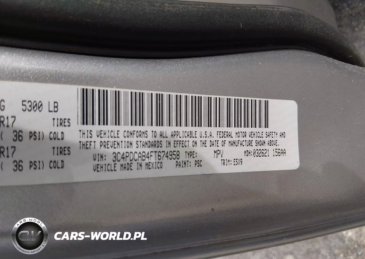 2015 Dodge Journey American Value Pkg VIN:3C4PDCAB4FT674958 - 9