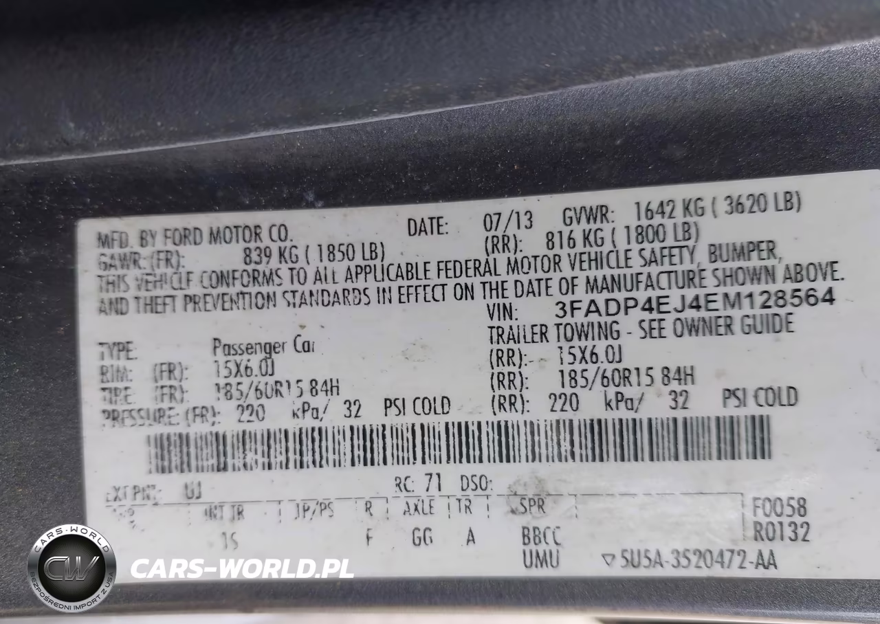 2014 Ford Fiesta Se VIN:3FADP4EJ4EM128564 - 9