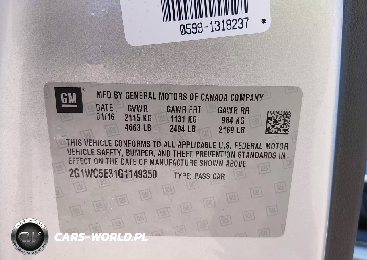 2016 Chevrolet Impala Limited Ltz VIN:2G1WC5E31G1149350 - 9