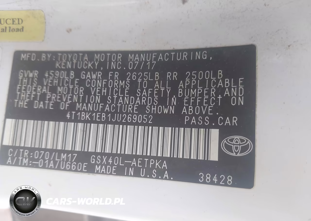 2018 Toyota Avalon Limited VIN:4T1BK1EB1JU269052 - 9