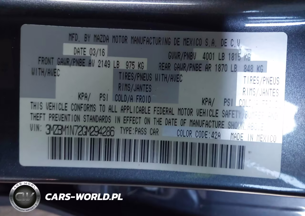 2016 Mazda Mazda3 I Grand Touring VIN:3MZBM1N72GM294286 - 9