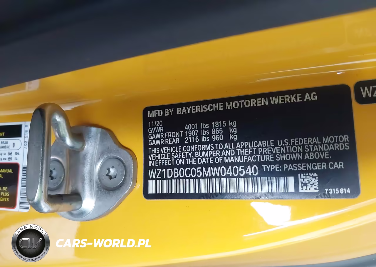2021 Toyota Gr Supra 3.0 Premium VIN:WZ1DB0C05MW040540 - 9