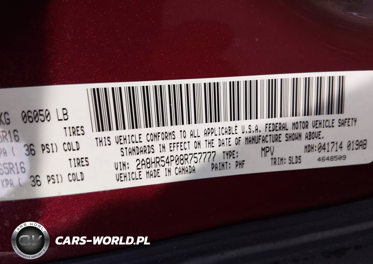 2008 Chrysler Town & Country Touring VIN:2A8HR54P08R757777 - 9