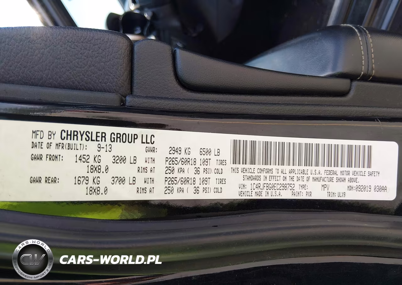 2014 Jeep Grand Cherokee Limited VIN:1C4RJFBG0EC298752 - 9