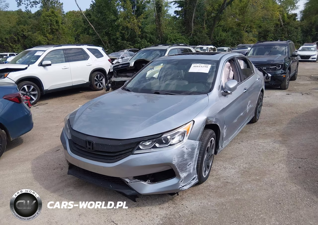 2017 Honda Accord Ex-L VIN:1HGCR2F80HA031834 - 2