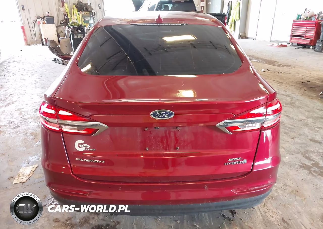 2019 Ford Fusion Hybrid Sel VIN:3FA6P0MU5KR195752 - 16