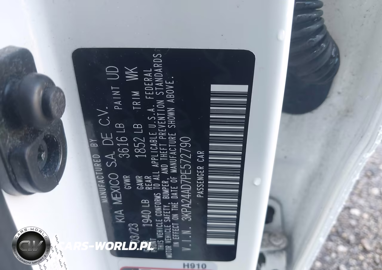 2023 Kia Rio S VIN:3KPA24AD7PE572790 - 9