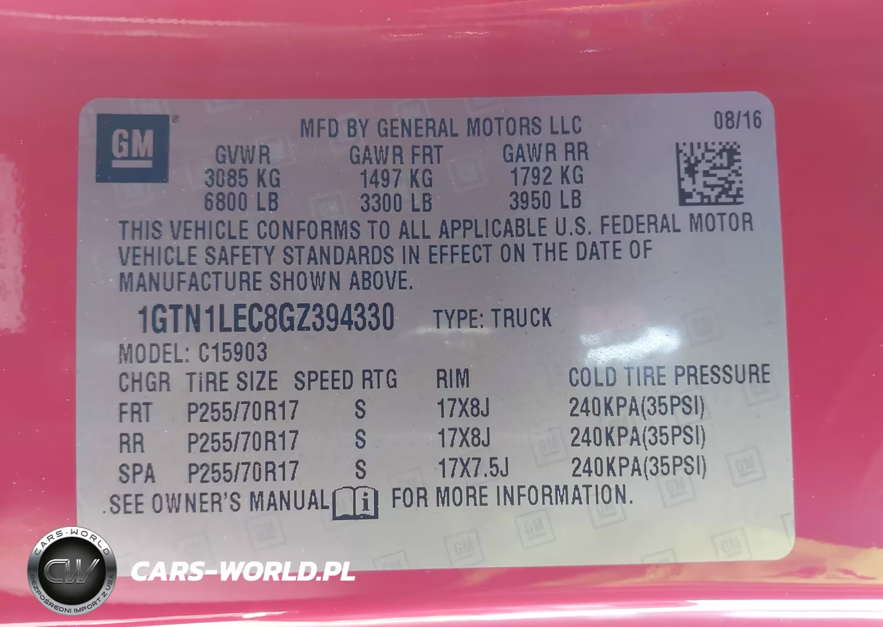 2016 GMC Sierra 1500 VIN:1GTN1LEC8GZ394330 - 9