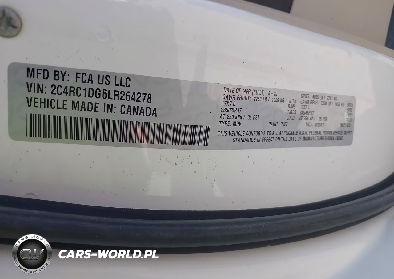2020 Chrysler Voyager Lxi VIN:2C4RC1DG6LR264278 - 9