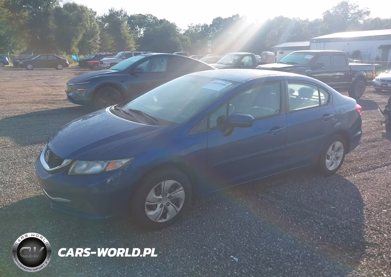 2014 Honda Civic Lx VIN:19XFB2F54EE217214 - 2