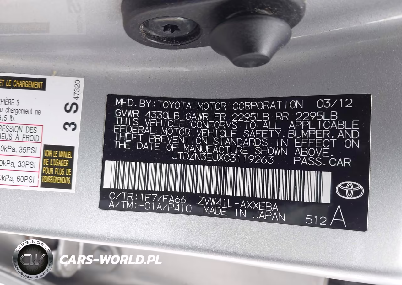 2012 Toyota Prius V Three VIN:JTDZN3EUXC3119263 - 9